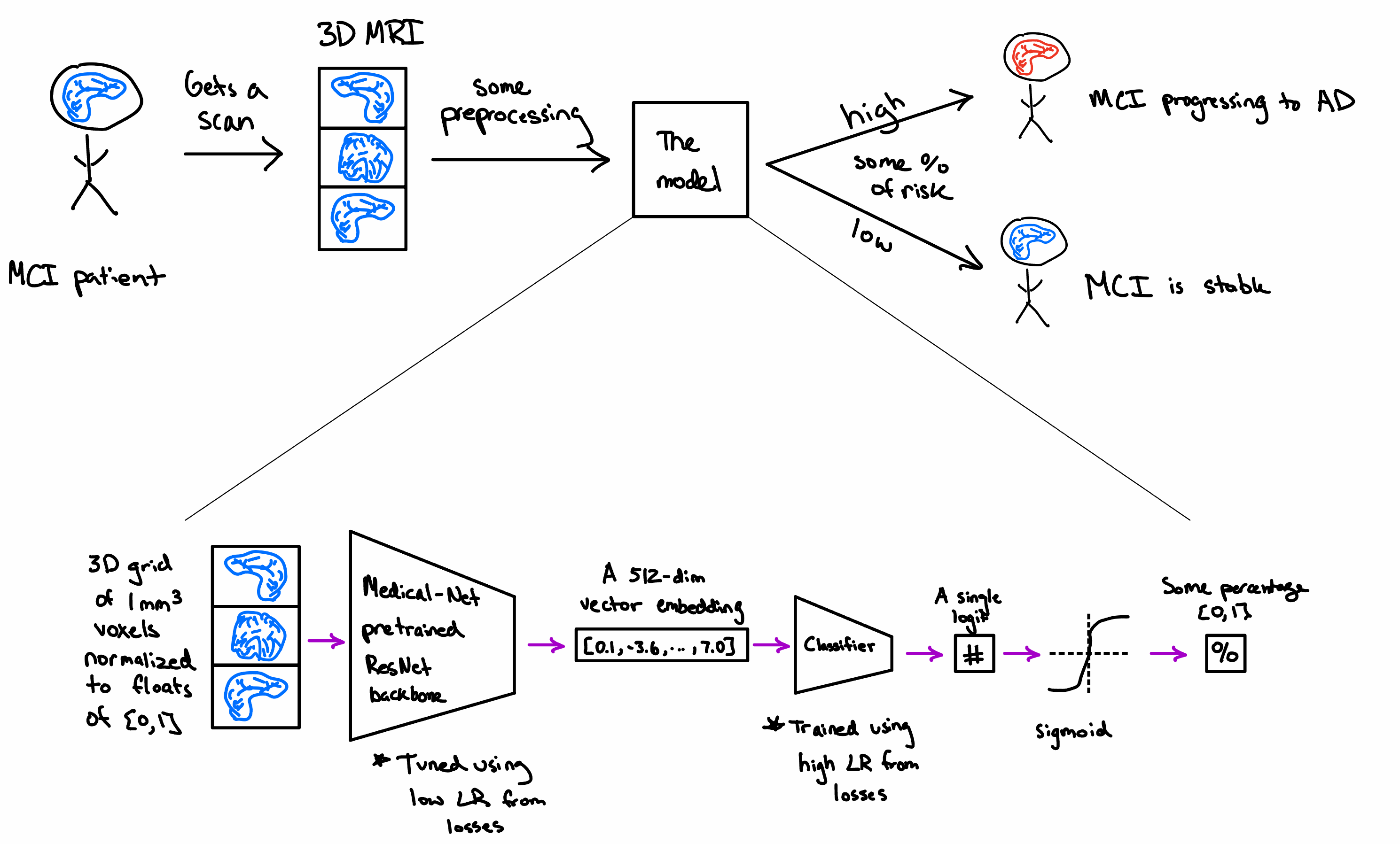 Partial AUC pipeline diagram