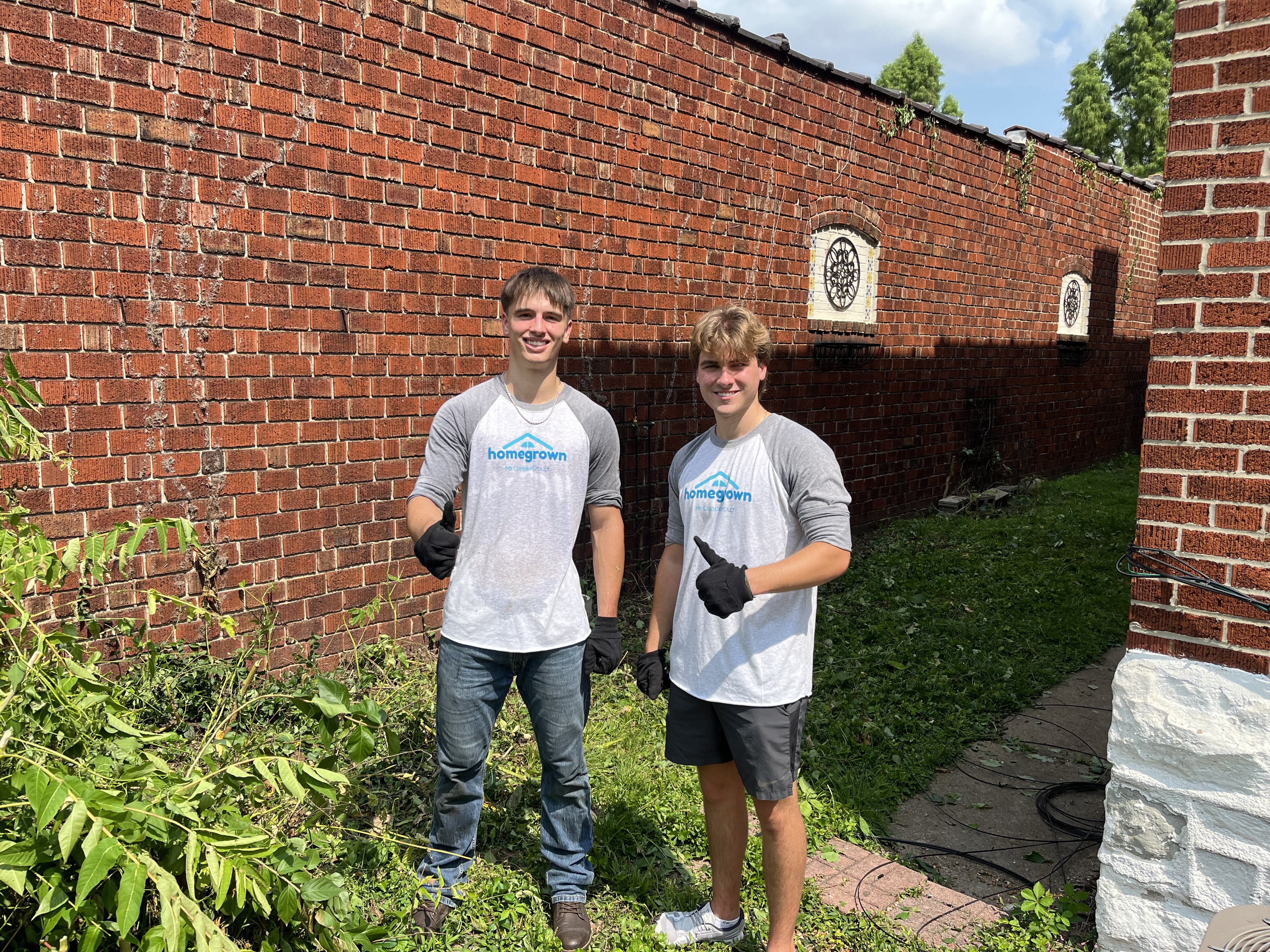 Volunteering at Brightside Garden