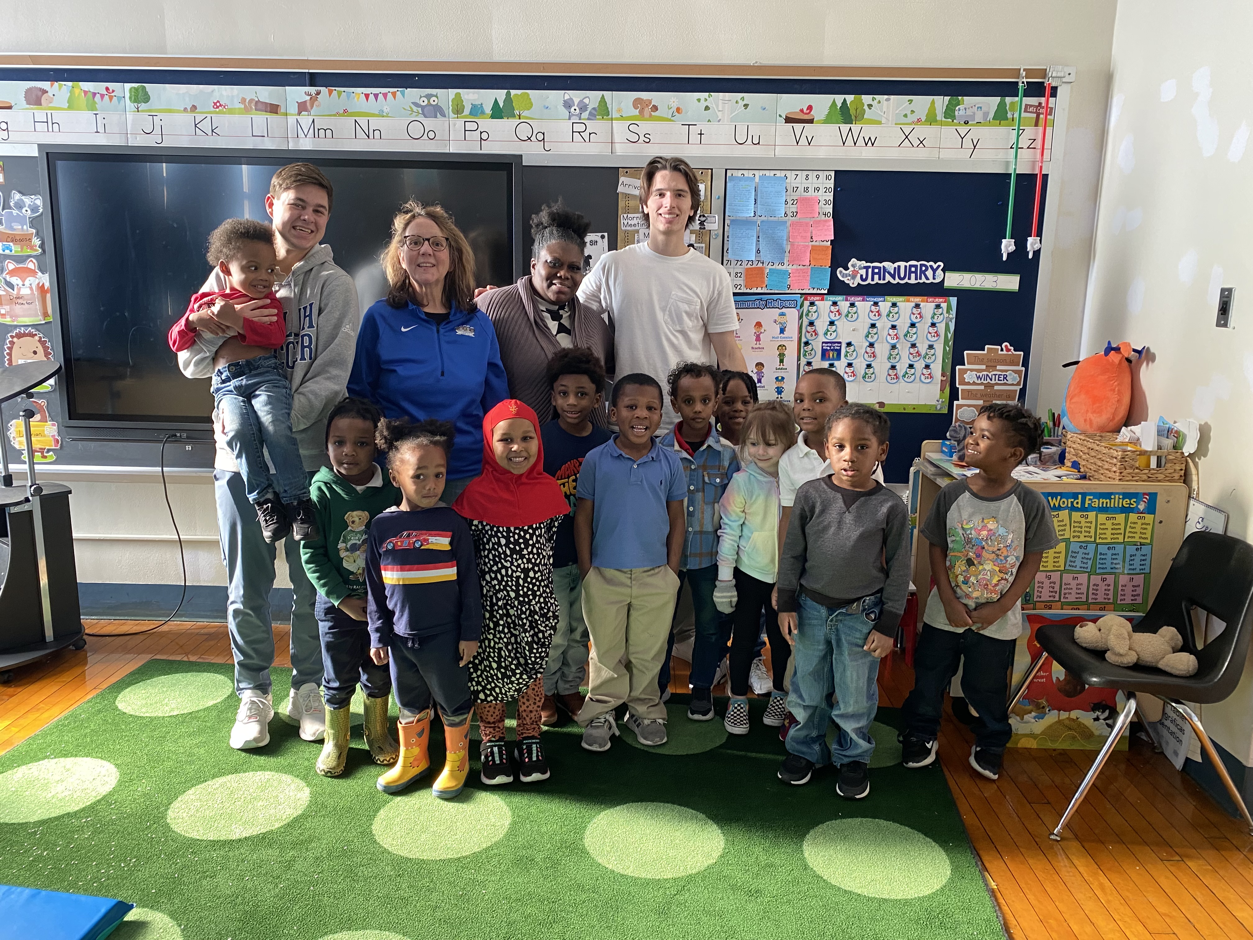 Assisting at Sigel Elementary